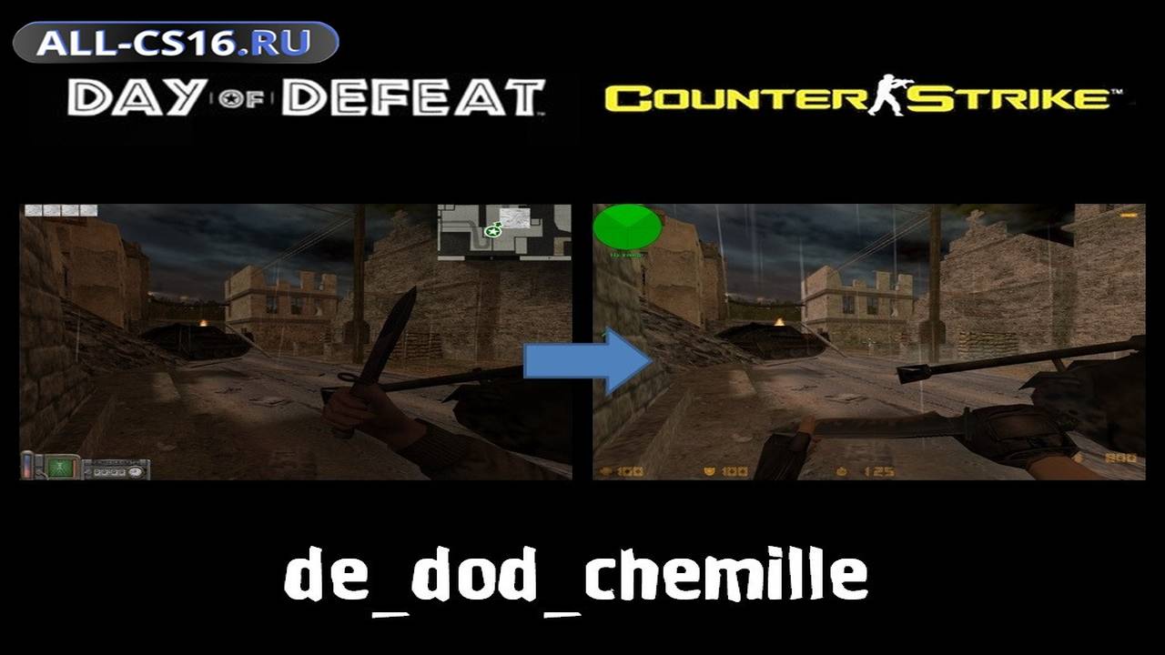 Карта «de_dod_chemille» для CS 1.6 для CS 1.6