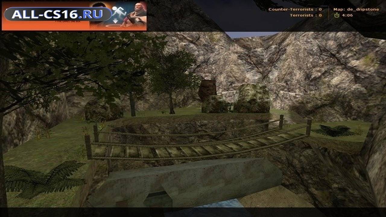 Карта «de_dripstone» для CS 1.6 для CS 1.6
