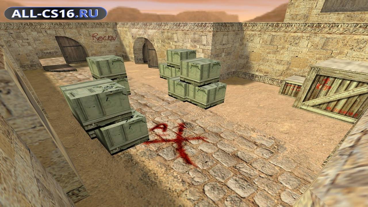 Карта «de_dunes» для CS 1.6 для CS 1.6
