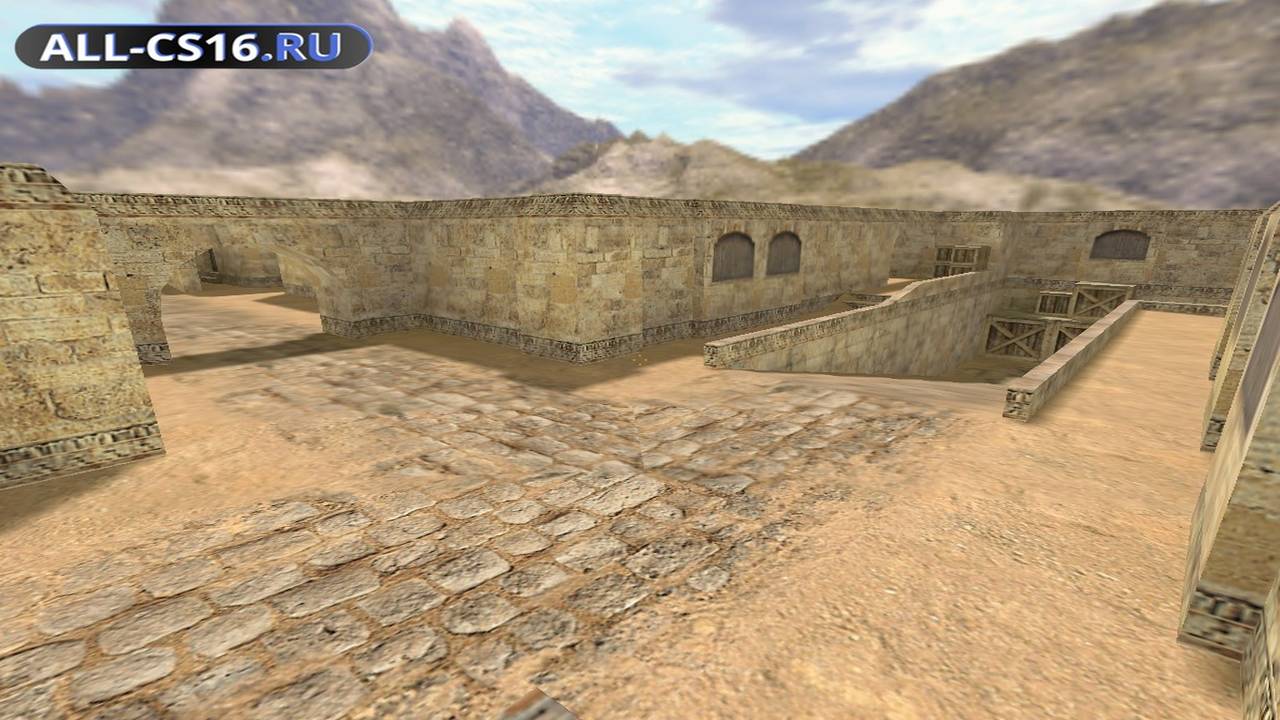 Карта «de_dust» для CS 1.6 для CS 1.6