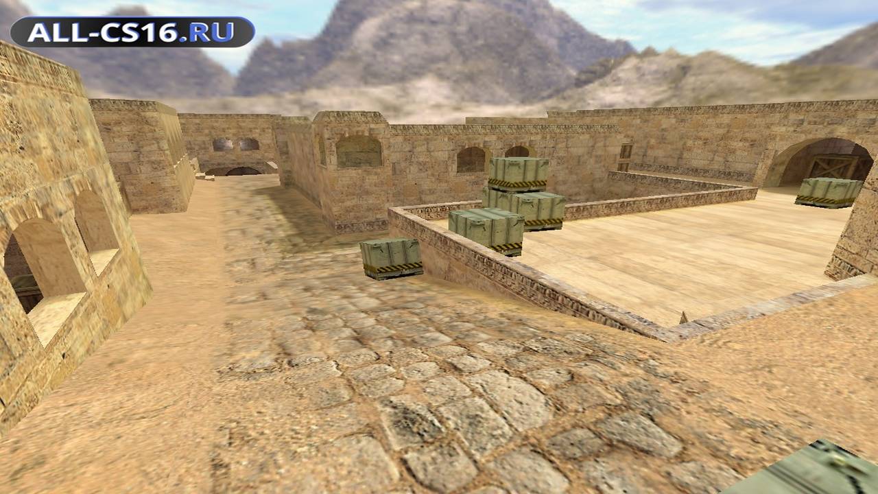 Карта «de_dust2_2x2_covid19» для CS 1.6 для CS 1.6