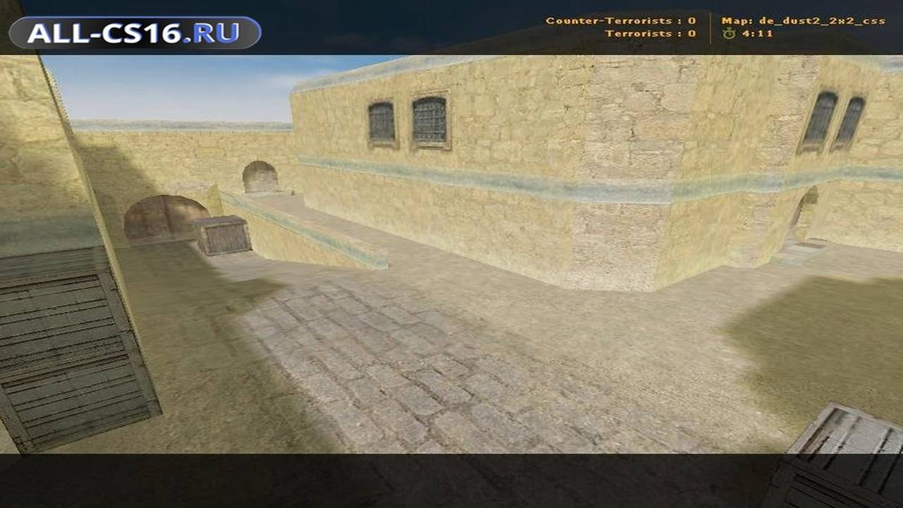 Карта «de_dust2_2x2_css» для CS 1.6 для CS 1.6