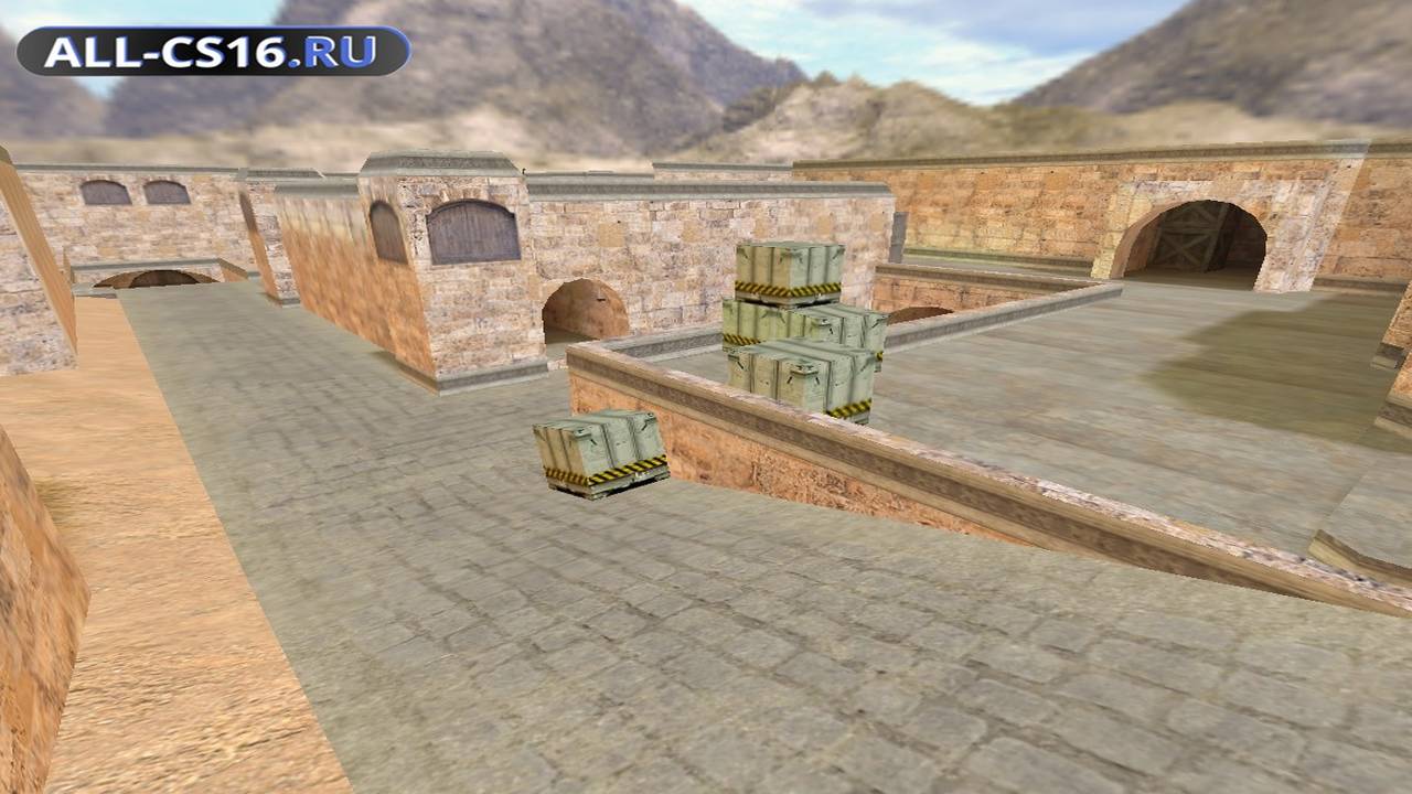 Карта «de_dust2_2x2_kz» для CS 1.6 для CS 1.6