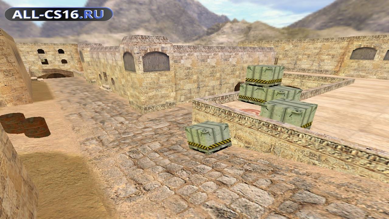Карта «de_dust2_2x2_long» для CS 1.6 для CS 1.6