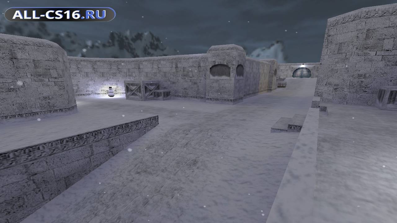 Карта «de_dust2_2x2_winter16» для CS 1.6 для CS 1.6