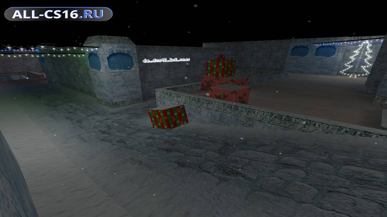 Карта «de_dust2_2x2_xmas» для CS 1.6 для CS 1.6