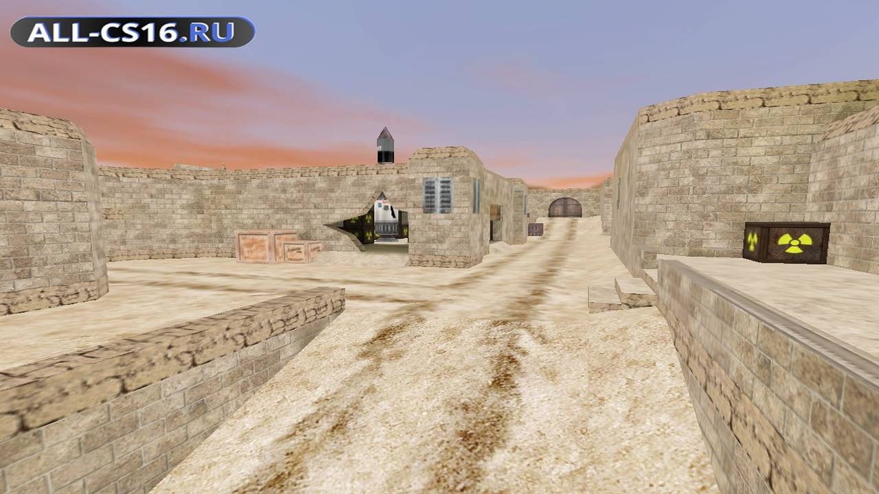 Карта «de_dust2_3x3_nuclear_summer» для CS 1.6 для CS 1.6
