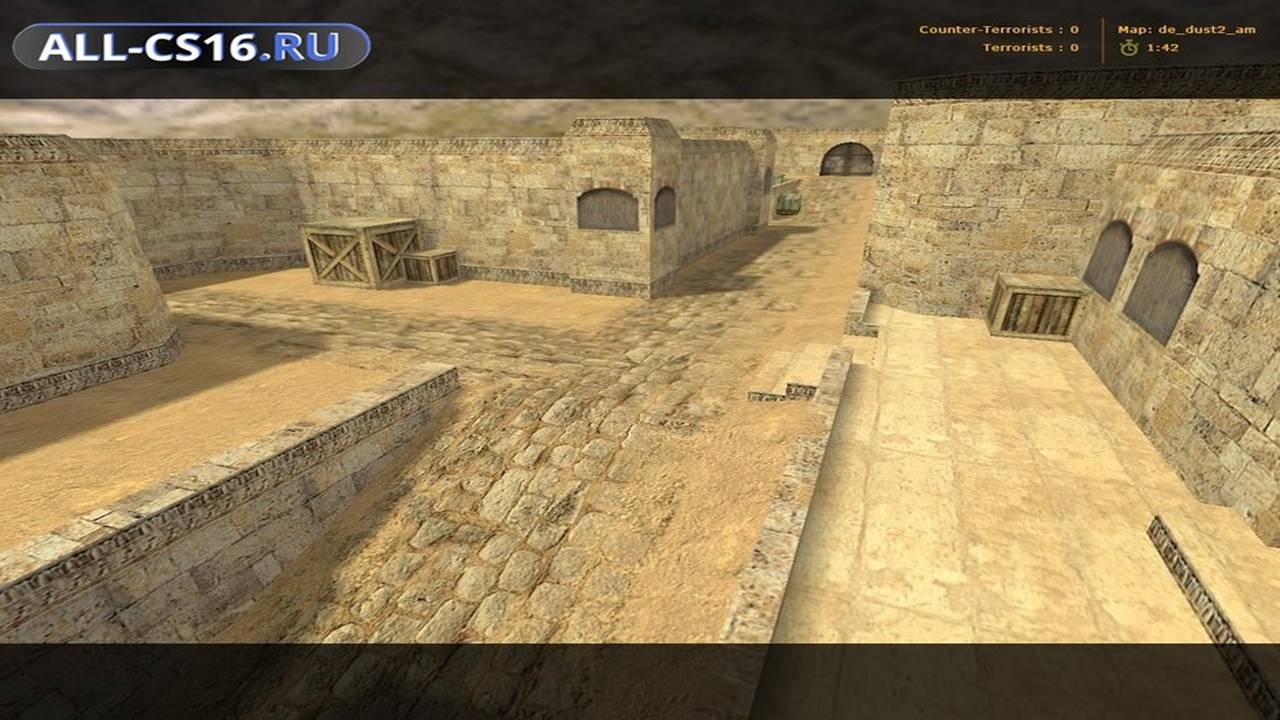 Карта «de_dust2_am» для CS 1.6 для CS 1.6