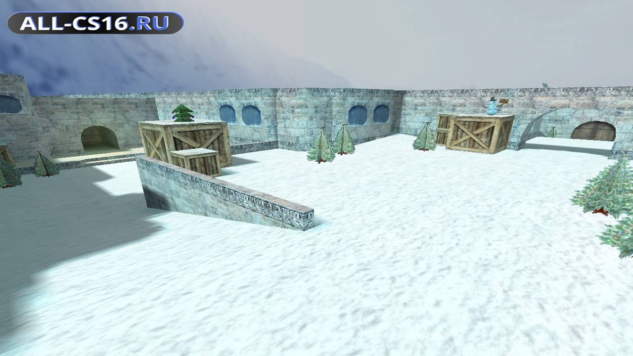 Карта «de_dust2_christmas» для CS 1.6 для CS 1.6