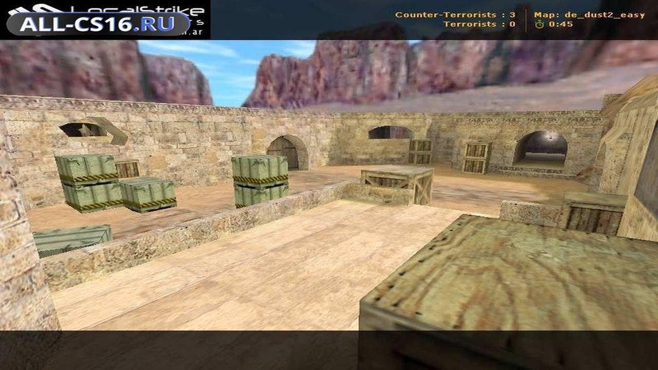 Карта «de_dust2_easyoa» для CS 1.6 для CS 1.6