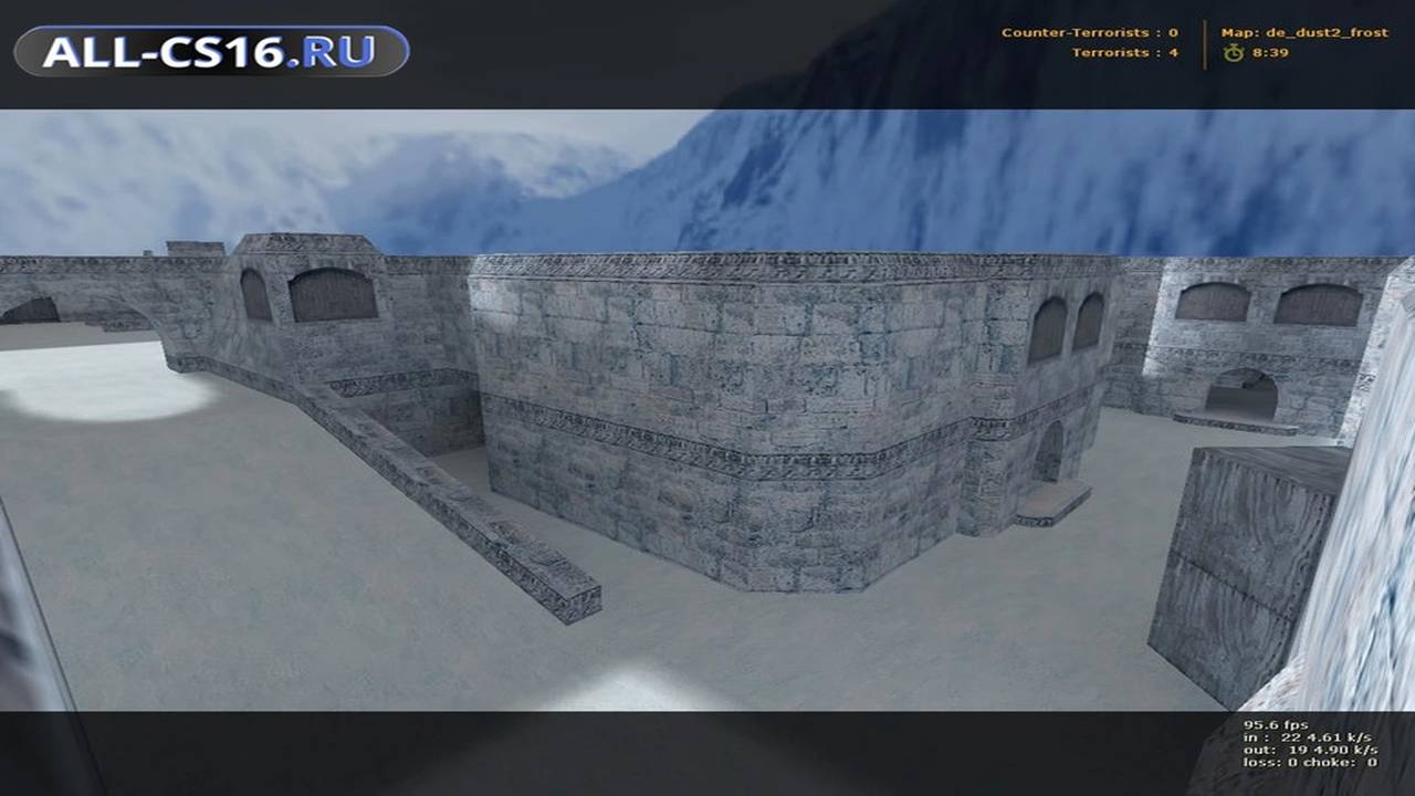 Карта «de_dust2_frost» для CS 1.6 для CS 1.6
