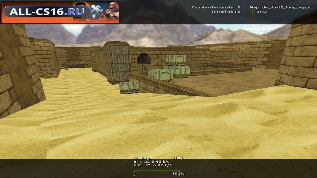 Карта «de_dust2_long_egypt» для CS 1.6 для CS 1.6