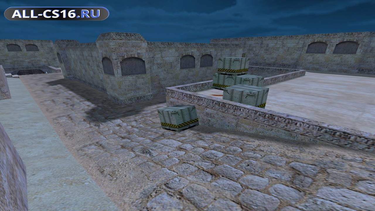 Карта «de_dust2_night» для CS 1.6 для CS 1.6