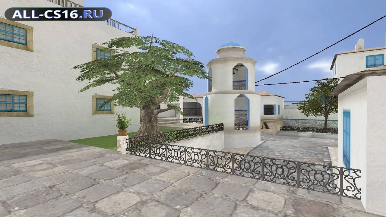 Карта «de_dust2_santorini_b2» для CS 1.6 для CS 1.6