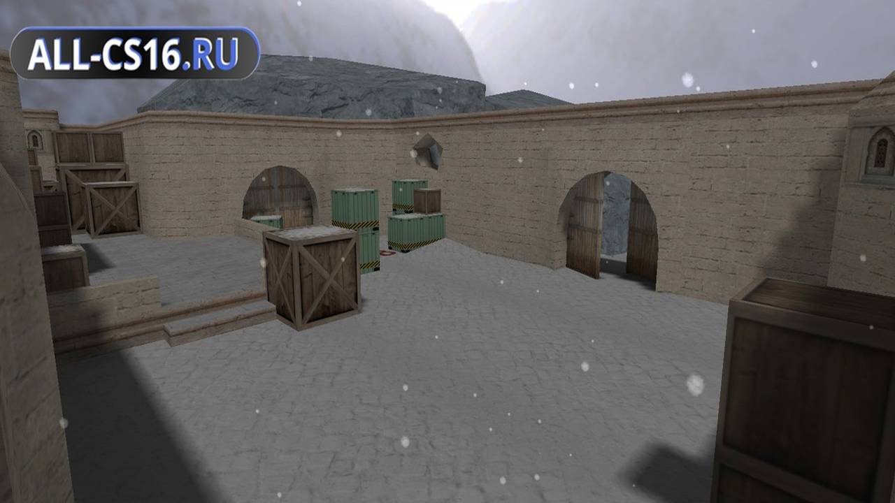 Карта «de_dust2_winter_csco» для CS 1.6 для CS 1.6