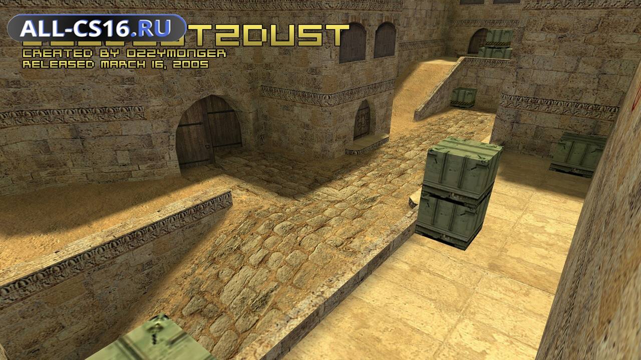 Карта «de_dust2dust» для CS 1.6 для CS 1.6