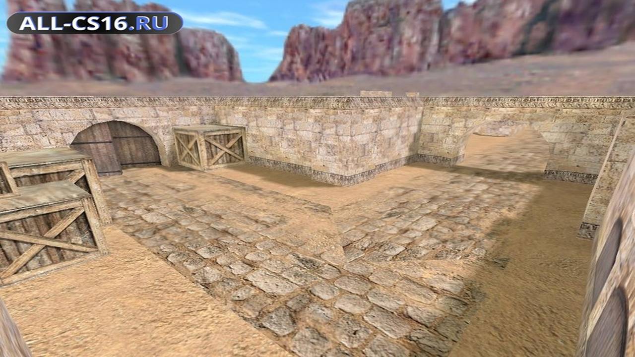 Карта «de_dust_a» для CS 1.6 для CS 1.6