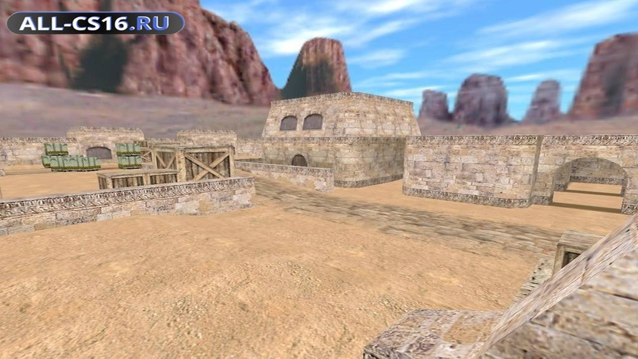 Карта «de_dust_b» для CS 1.6 для CS 1.6