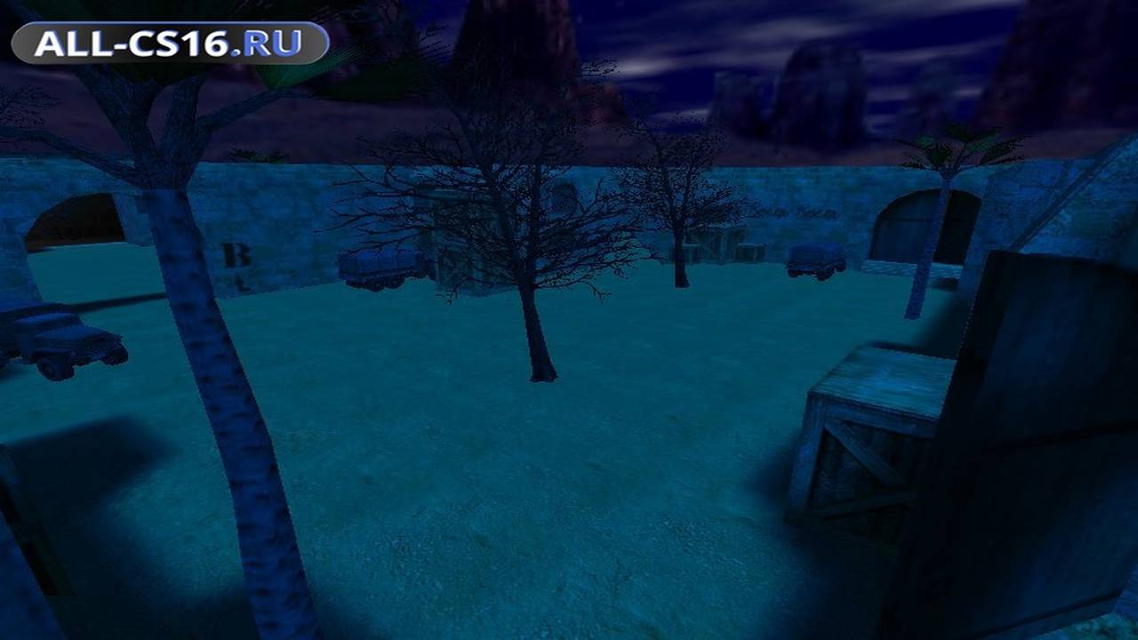 Карта «de_dust_night_topshot» для CS 1.6 для CS 1.6