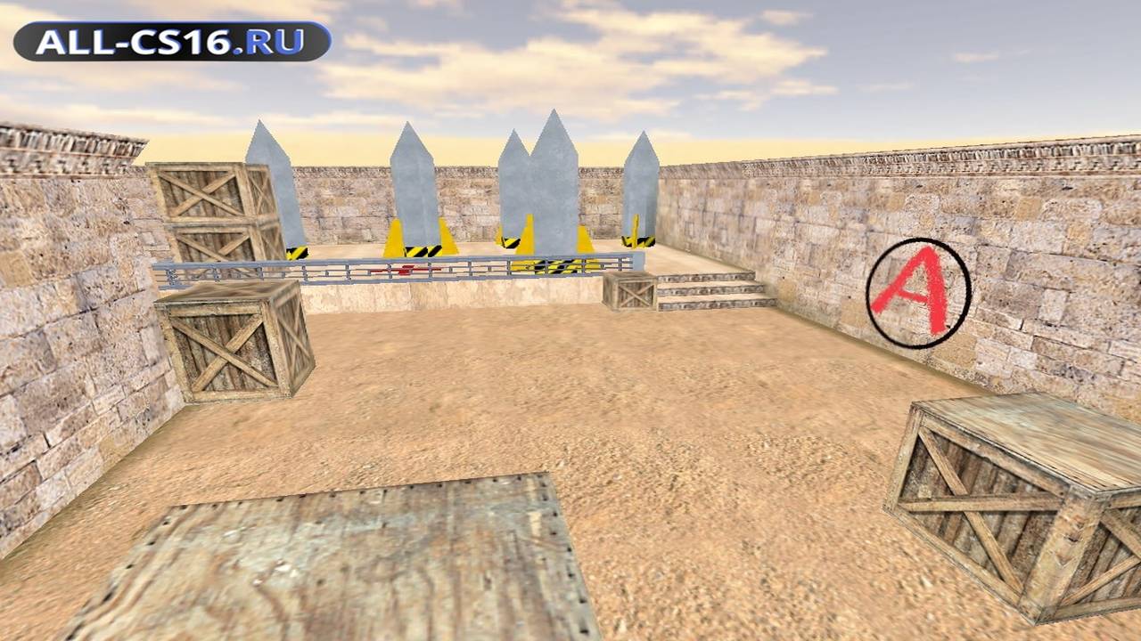 Карта «de_dust_palms» для CS 1.6 для CS 1.6