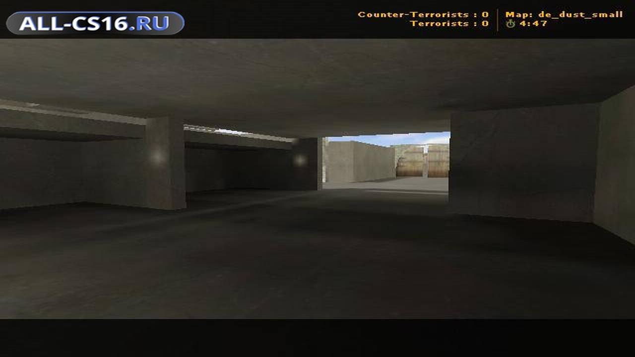 Карта «de_dust_small» для CS 1.6 для CS 1.6
