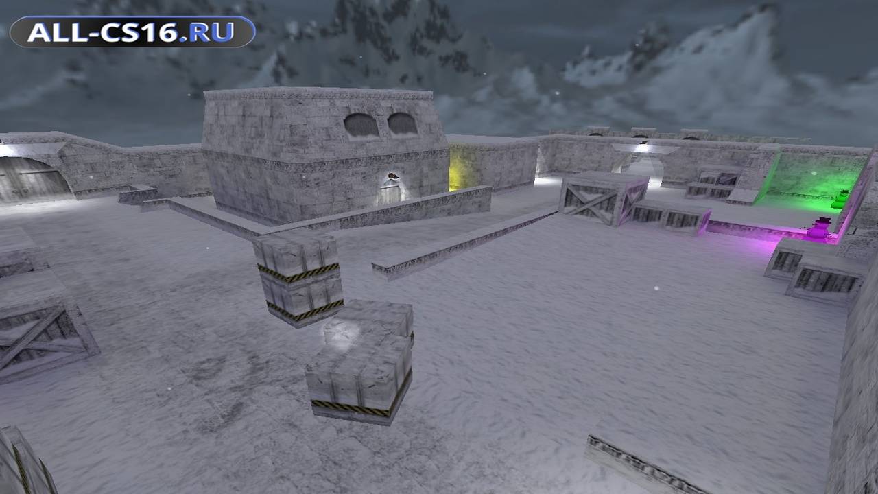 Карта «de_dust_winter16» для CS 1.6 для CS 1.6