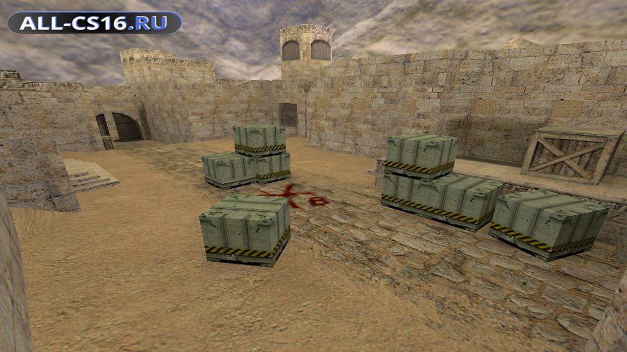 Карта «de_dust_x_version» для CS 1.6 для CS 1.6