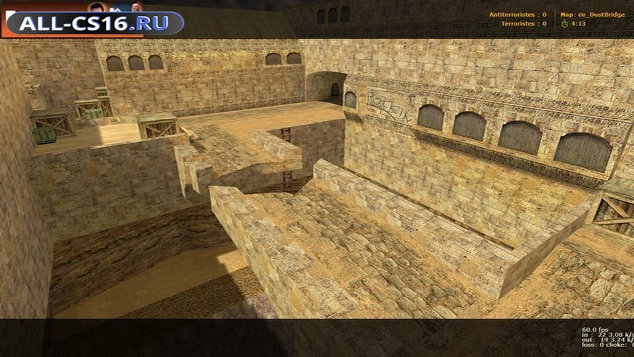 Карта «de_dustbridge» для CS 1.6 для CS 1.6