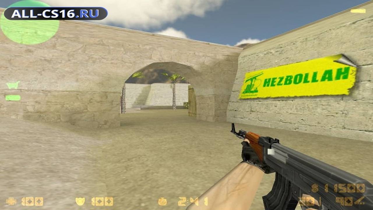 Карта «de_dustd01» для CS 1.6 для CS 1.6