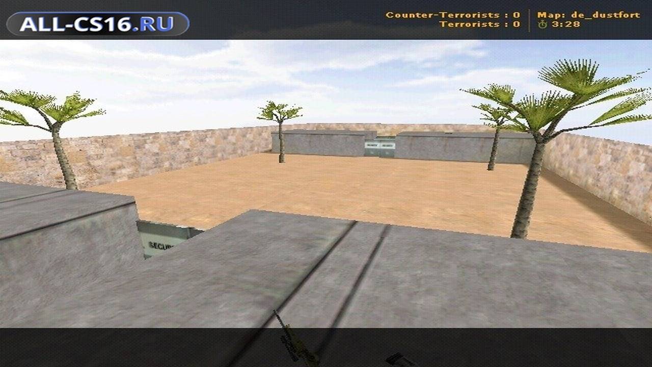Карта «de_dustfort» для CS 1.6 для CS 1.6