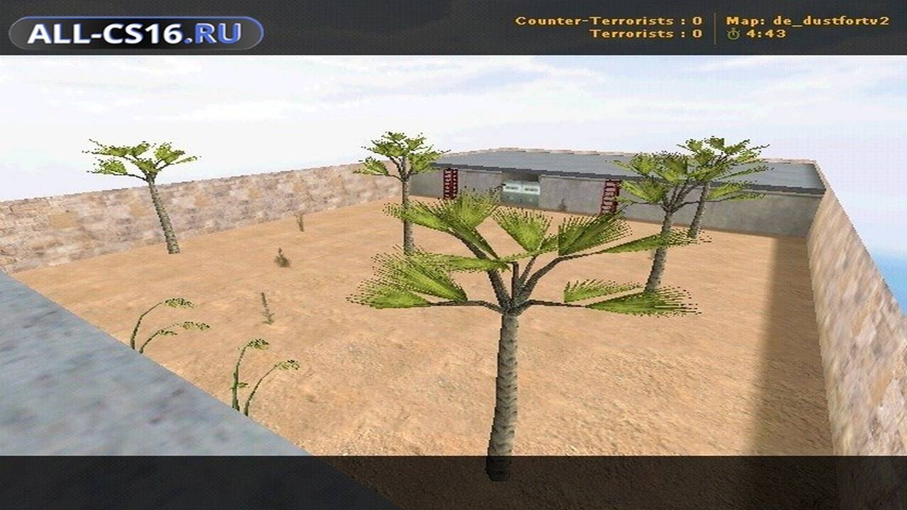 Карта «de_dustfortv2» для CS 1.6 для CS 1.6