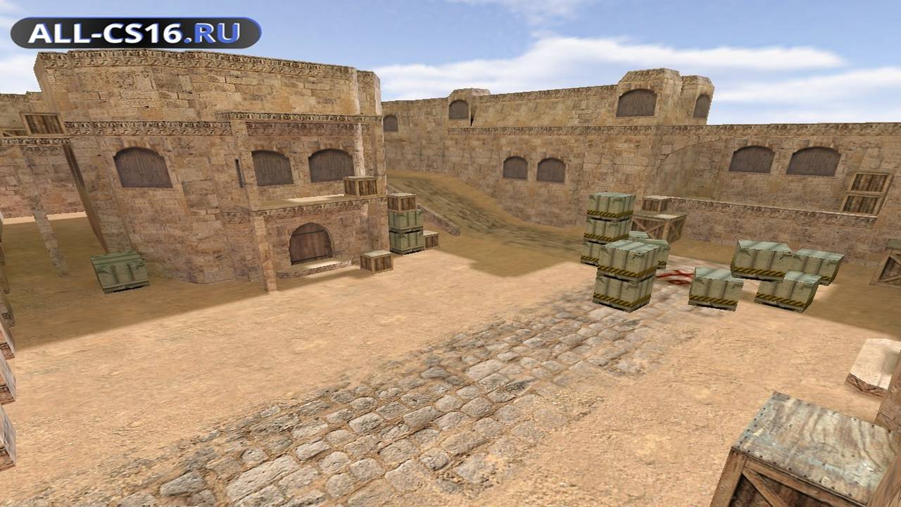 Карта «de_dustkosovo» для CS 1.6 для CS 1.6