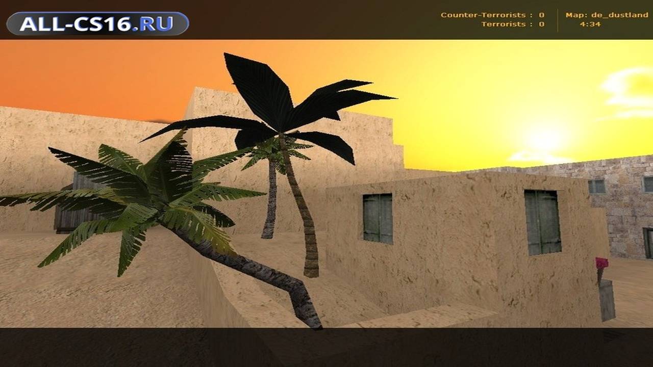 Карта «de_dustland» для CS 1.6 для CS 1.6