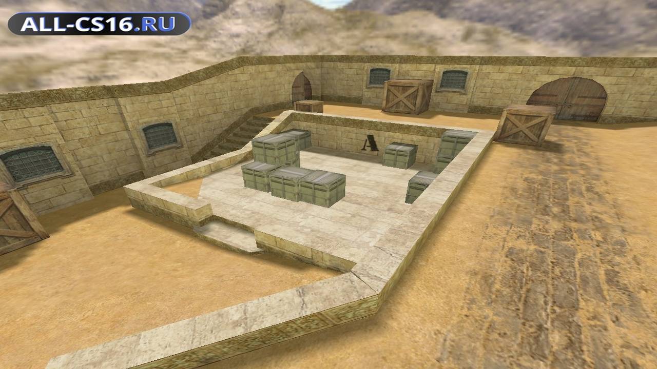 Карта «de_dustlands2» для CS 1.6 для CS 1.6