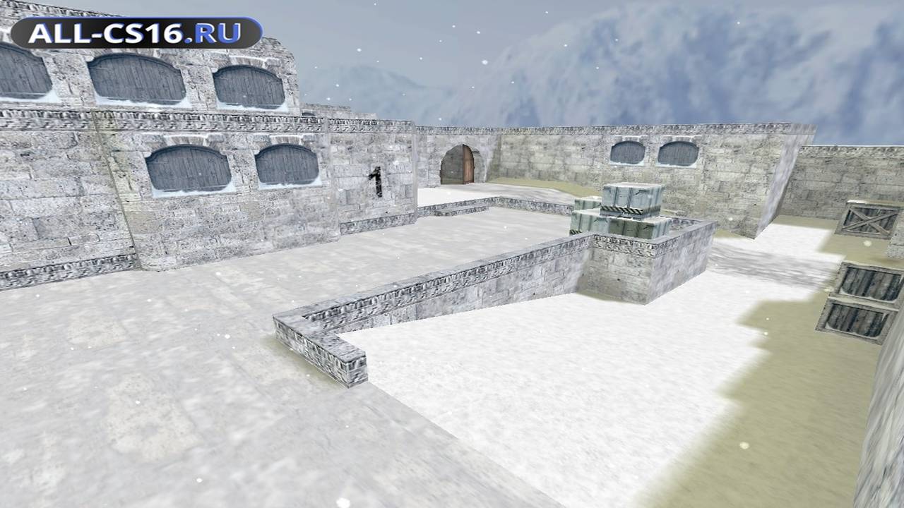 Карта «de_dustlong_winter» для CS 1.6 для CS 1.6