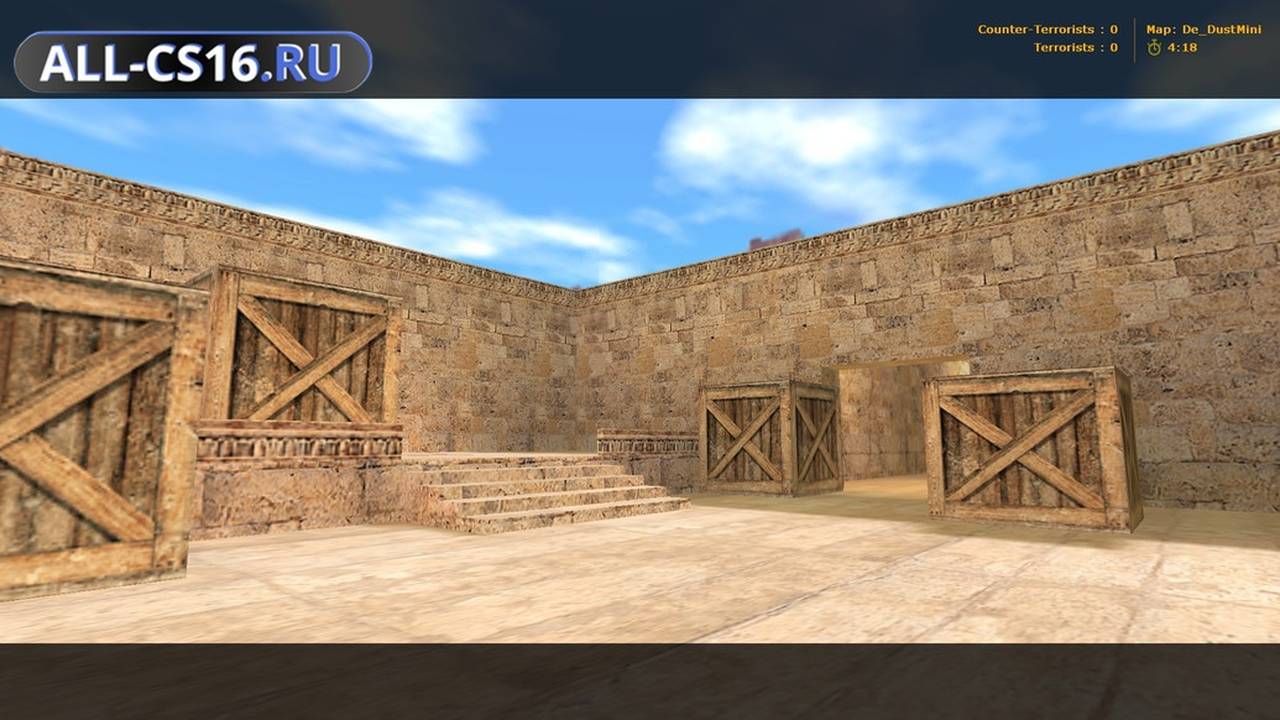 Карта «de_dustmini» для CS 1.6 для CS 1.6