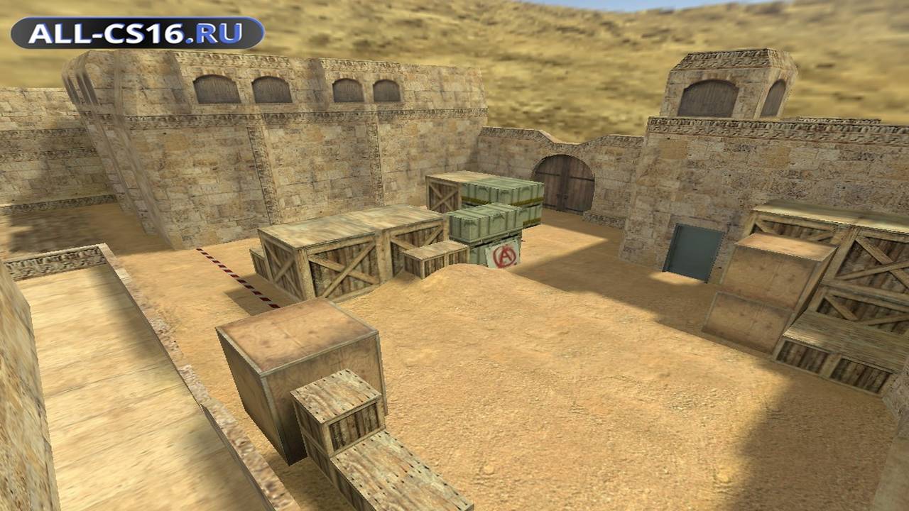 Карта «de_dustycache» для CS 1.6 для CS 1.6