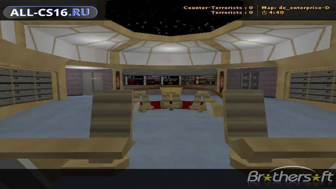 Карта «de_enterprise-d» для CS 1.6 для CS 1.6