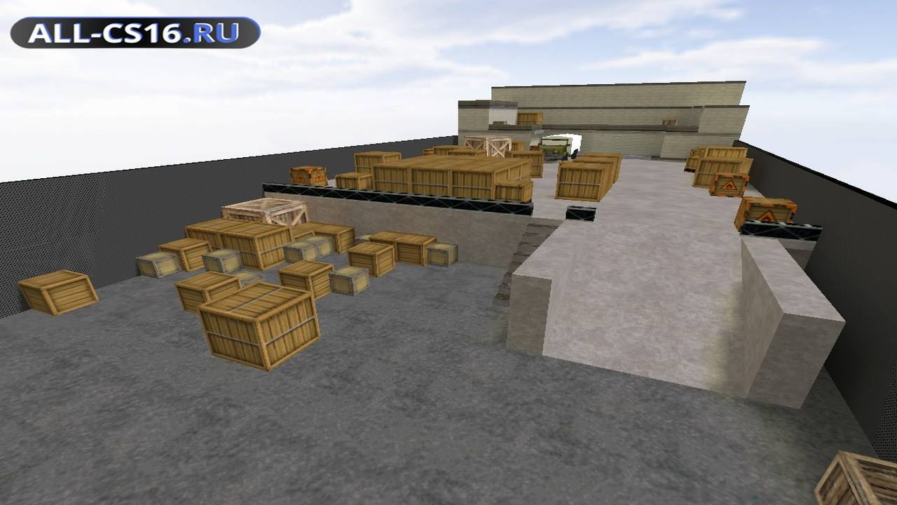 Карта «de_entrepot» для CS 1.6 для CS 1.6