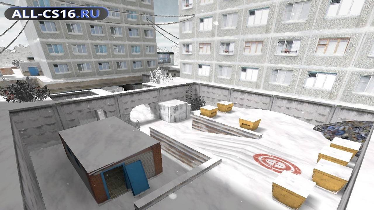 Карта «de_firstsnow_final» для CS 1.6 для CS 1.6