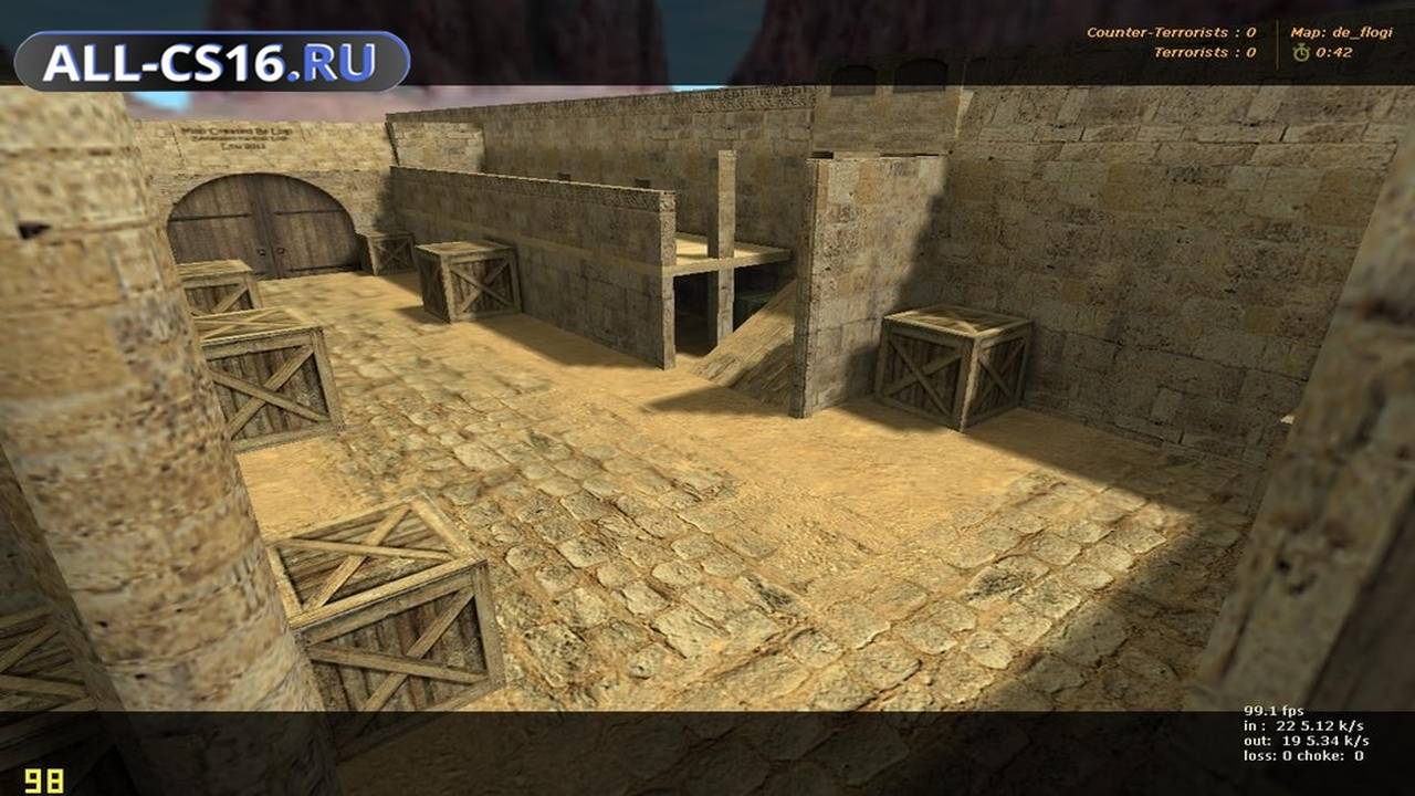 Карта «de_flogi» для CS 1.6 для CS 1.6