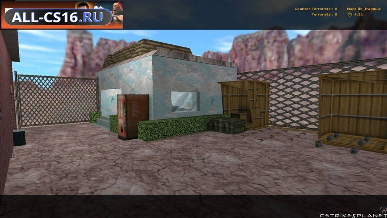 Карта «de_fragquiz» для CS 1.6 для CS 1.6