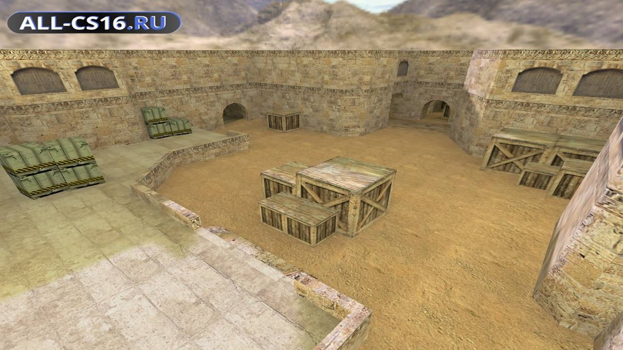 Карта «de_freedomp_dust» для CS 1.6 для CS 1.6