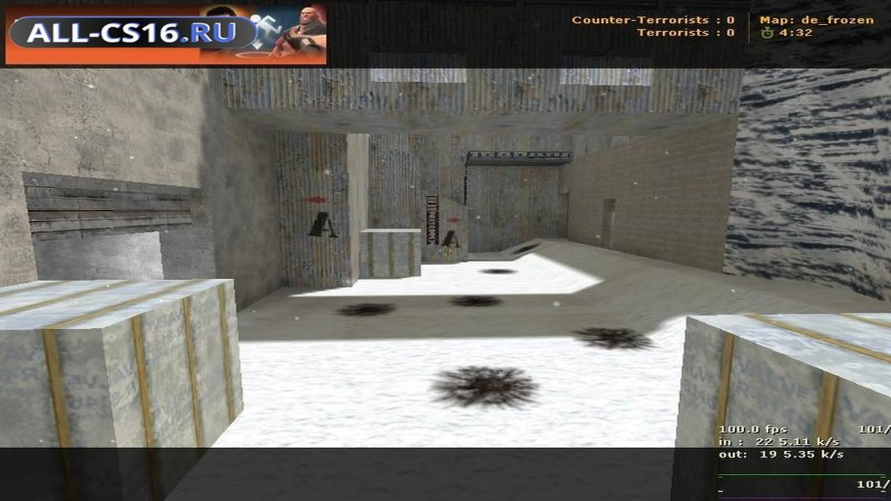 Карта «de_frozen» для CS 1.6 для CS 1.6