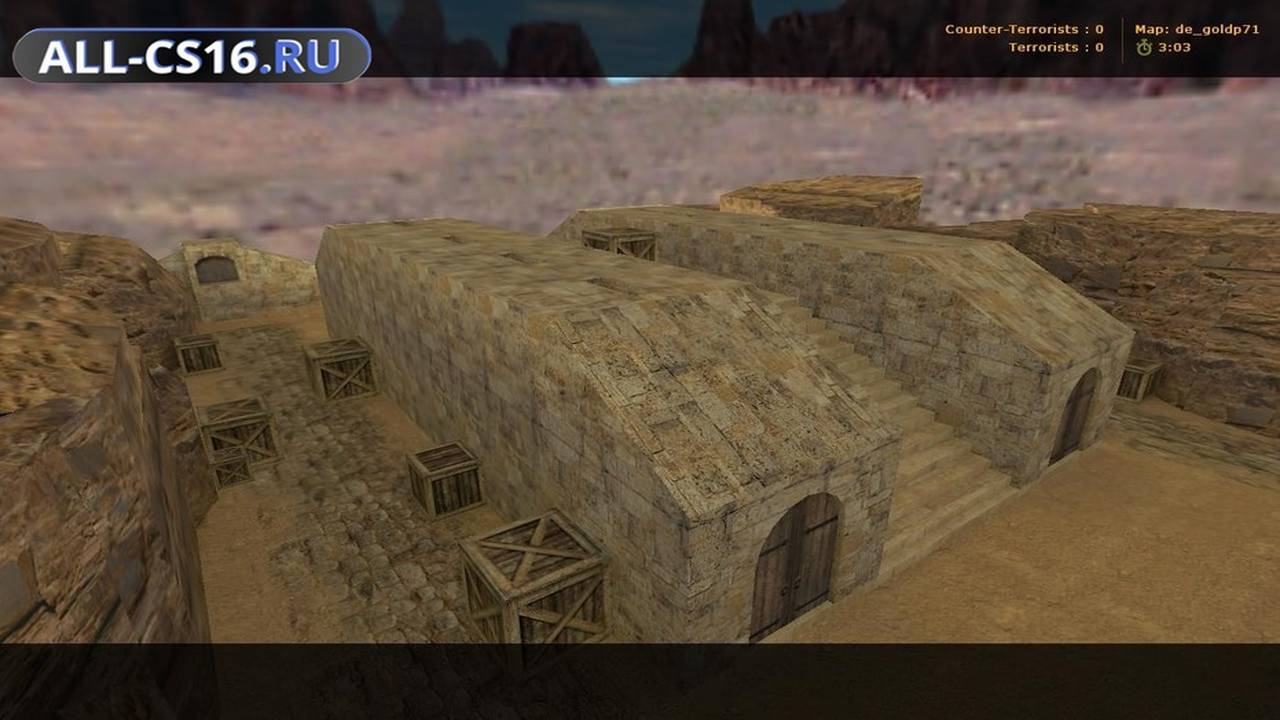 Карта «de_goldp71» для CS 1.6 для CS 1.6