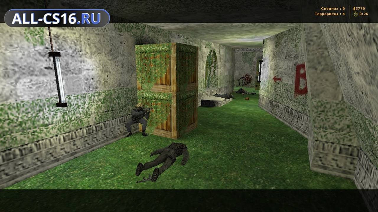 Карта «de_green» для CS 1.6 для CS 1.6