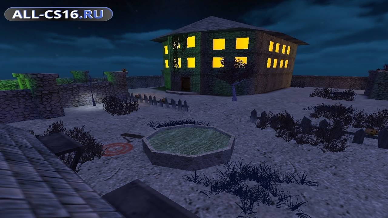 Карта «de_halloween_night» для CS 1.6 для CS 1.6