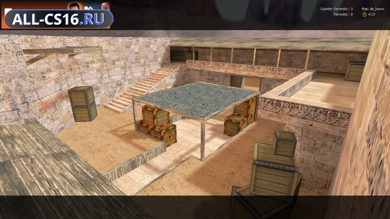 Карта «de_havoc» для CS 1.6 для CS 1.6