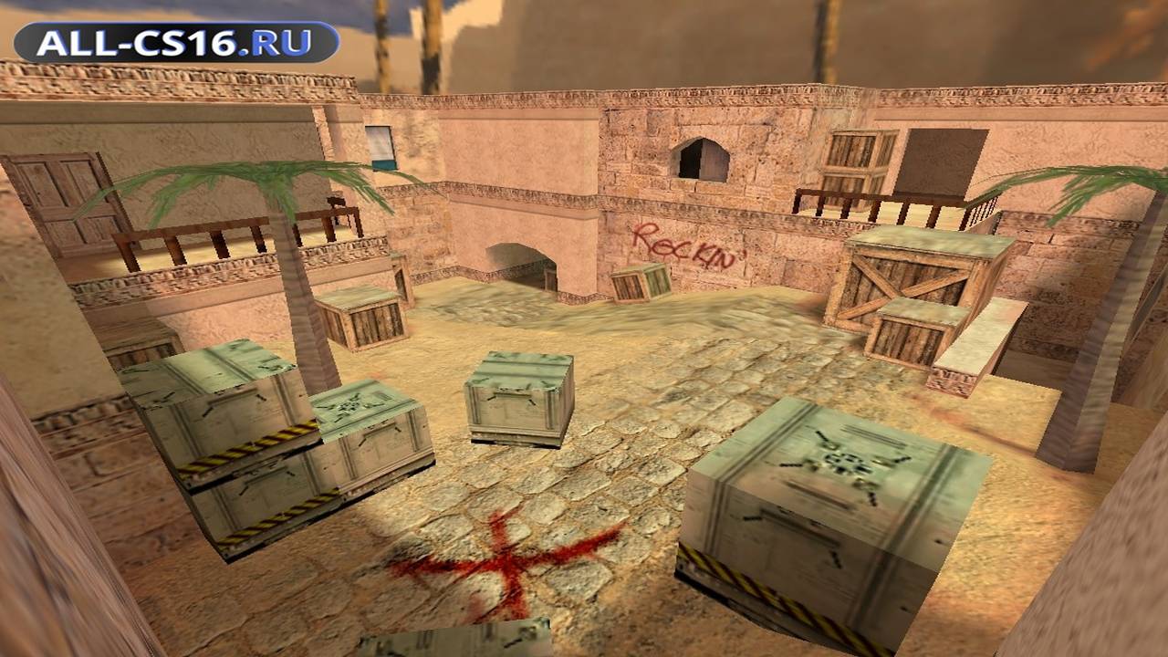 Карта «de_heat» для CS 1.6 для CS 1.6
