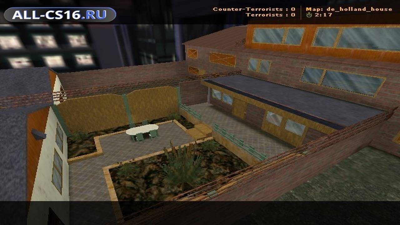 Карта «de_holland_house» для CS 1.6 для CS 1.6